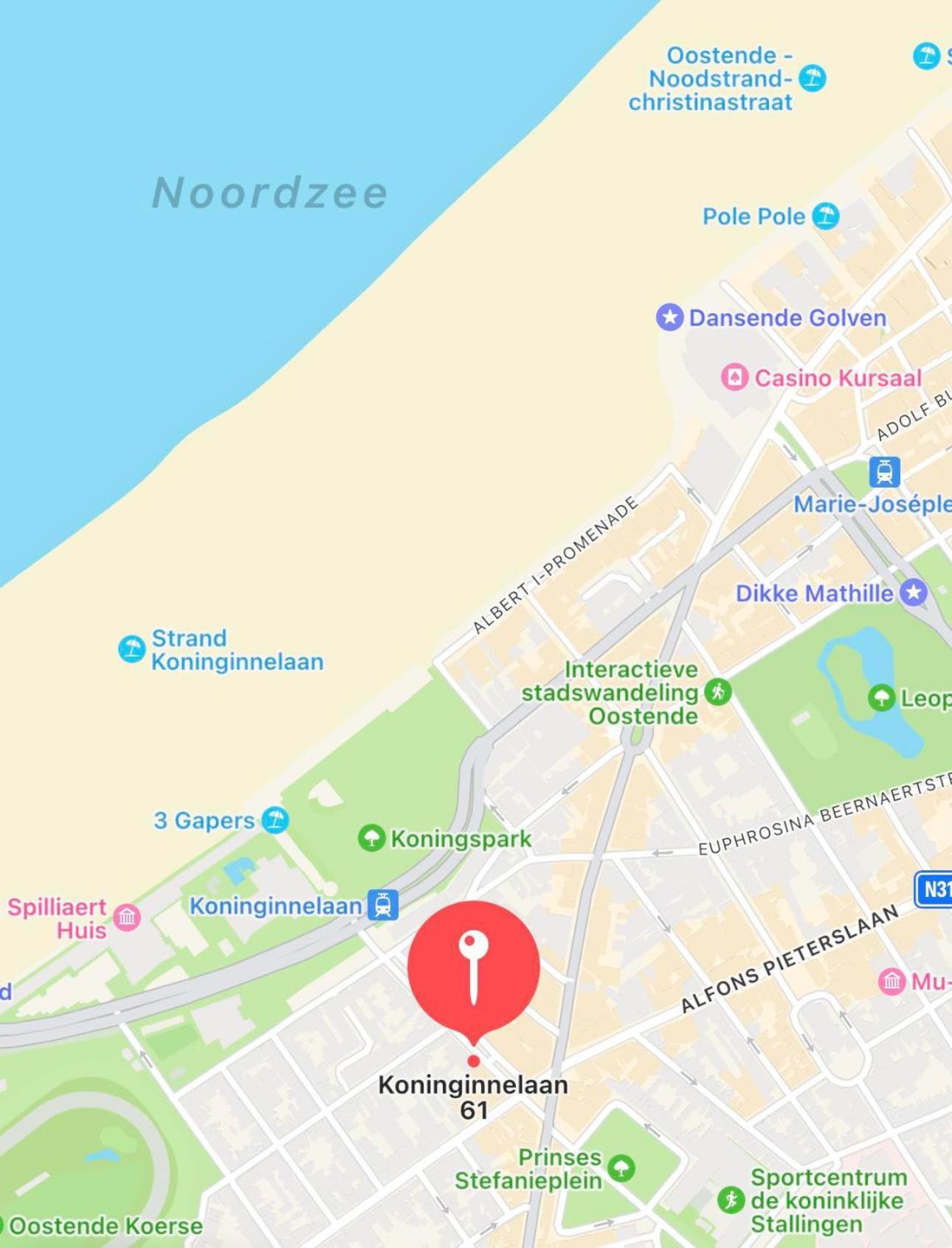 Studio F - 2 Personen - Op 250M Van De Zee Ostend Exterior foto
